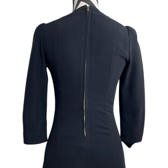 Louis Vuitton Uniform Office Business Sz XS 3/4 Sleeve Casual A-Line Shift Dress - Picture 6 of 15